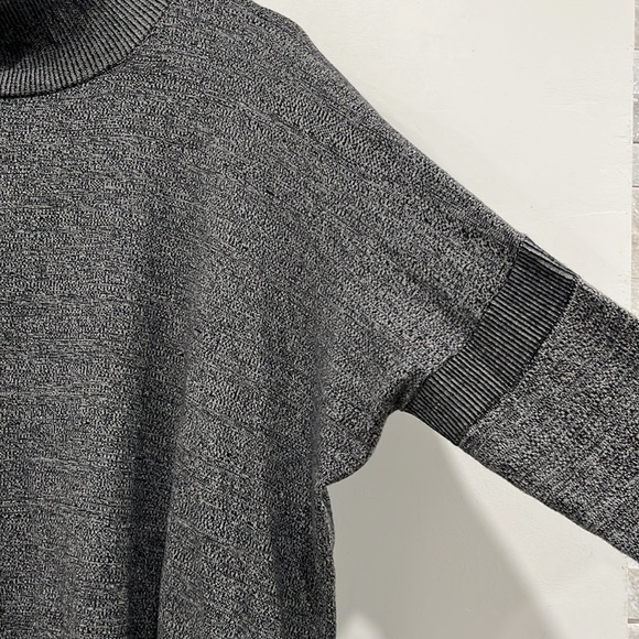 All Saints Cecily Twist Jumper in Heather Black Grey size M - Picture 4 of 12